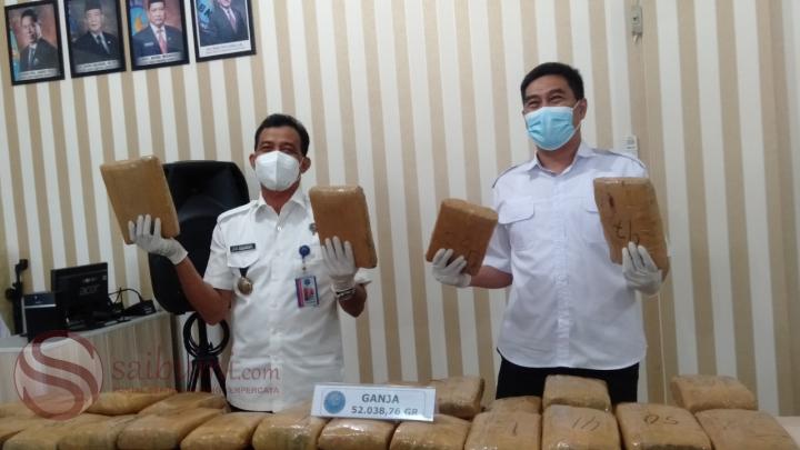 BNN Gagalkan 52 Kilogram Ganja di Rest Area Tol